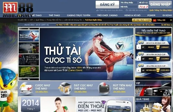 TRANG CHỦ 28 Hướng dẫn cá cược thể thao tại M88